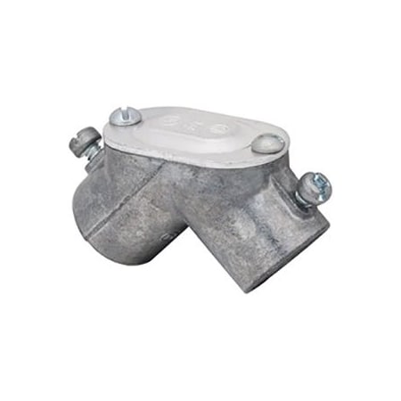 Madison Mill Topaz EMT Conduit Elbow, 90 deg Angle, 1/2 in Set Screw, Zinc 381